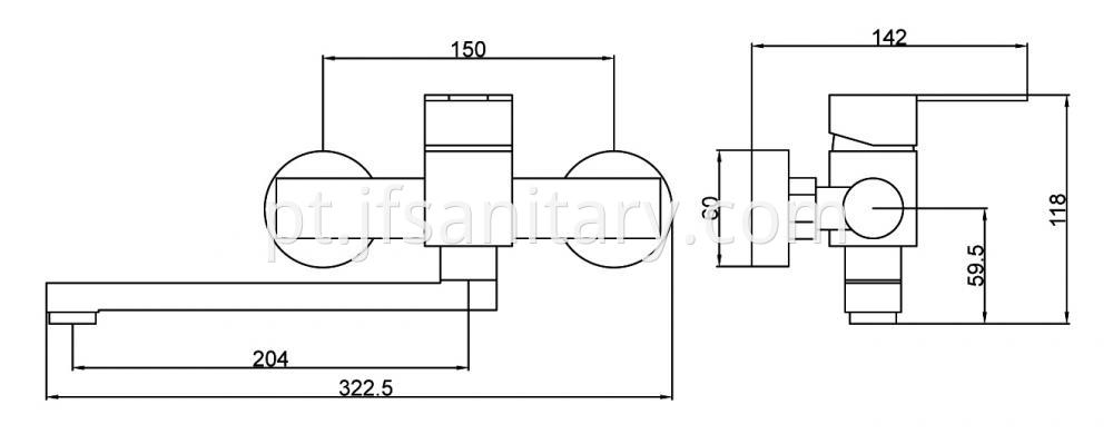 Size Of Long Reach Kitchen Faucet